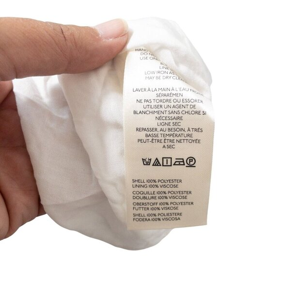 Anthropologie Black & White Plaid Square-Neck Tie-Strap Midi Dress Checkered M - Picture 8 of 11